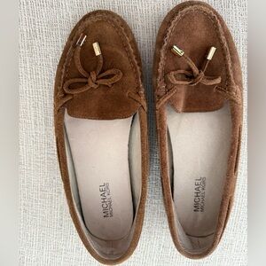 Michael Kors Tan Suede Moccasins for Women